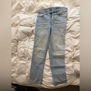 H&M Light Blue Straight Leg Jeans